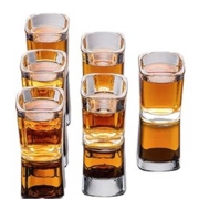 ZoiKou 象扣 玻璃白酒杯 65ml*6