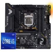 ASUS华硕TUFGAMINGB560M-PLUS重炮手主板+英特尔i5-10400FCPU盒装处理器CPU主板套装