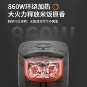 【肖战推荐】九阳（Joyoung）电饭煲4L煮小米饭电饭锅家用煮粥智能预约不粘铜釜多功能5-8人 超高性价比断货王【4L大火力精煮柴火饭】