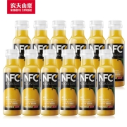 PLUS会员：NONGFU SPRING 农夫山泉 NFC果汁橙汁 300ml*12瓶