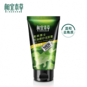 INOHERB 相宜本草 黑茶男士控油磨砂洁面膏 100g