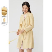 YINER音儿柠檬精系列女士中长款风衣8C5110731031
