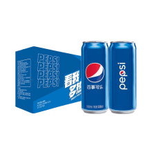 京东极速版:百事可乐 Pepsi 细长罐 汽水 碳酸饮料 330ml*15听+不二家棒棒糖*2件