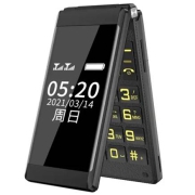 京东极速版：Newman 纽曼F6 4G 翻盖手机 黑色移动版