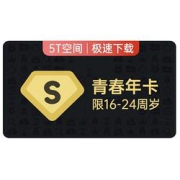 Baidu百度网盘超级会员12个月SVIP青春年卡