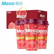 香飘飘 Meco蜜谷 果汁茶 桃桃红柚味 400ml*15杯*3件