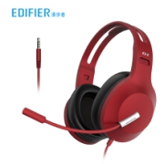 EDIFIER 漫步者 HECATE G1 3.5mm 电竞游戏耳机 标准版 红色
