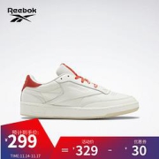 Reebok锐步官方男女鞋CLUBCFY4729休闲舒适运动板鞋FY4730-米黄色42