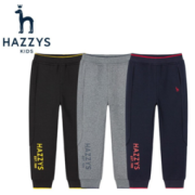 HAZZYS 哈吉斯 中大童加绒保暖裤子