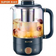 PLUS会员：SUPOR 苏泊尔 SW-08Y02 养生壶 0.8L 孔雀蓝