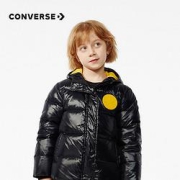 PLUS会员：CONVERSE匡威儿童保暖连帽羽绒服