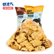 虾老大鳕鱼皮黑鸭味 40g 年货零食解馋休闲网红即食追剧零食