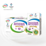 伊利 无菌砖高钙低脂牛奶 250ml*24盒