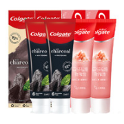 Colgate 高露洁 牙膏组合装（喜马拉雅盐115g*2+竹炭薄荷100g*2）