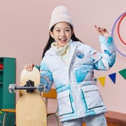 23日10点、前5000件：ANTA 安踏 女童防风目镜羽绒服
