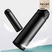 EWIWE 304不锈钢保温杯 黑色