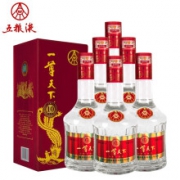 PLUS会员：WULIANGYE 五粮液 一尊天下绵柔10 52度 浓香型白酒 500ml*6瓶