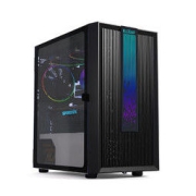 PCCOOLER 超频三 LM200 MESH RGB MATX机箱 半侧透 黑色