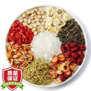 京东超市忆江南 茶叶 花草茶 八宝茶三泡台 金银花茶菊花茶红枣枸杞山楂橘皮甘草组合茶花茶 10小袋120g