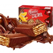 京东极速版：百亿补贴 雀巢(Nestle) 脆脆鲨威化饼干  巧克力味480g（24条新包装）