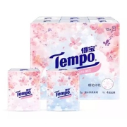 京东极速版、plus会员:得宝(Tempo) 手帕纸 迷你樱花季特定款12包*4层*7张