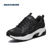 PLUS会员：SKECHERS 斯凯奇 D'LITES系列 Stamina 88888383/WHT 女士休闲运动鞋