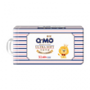 Q·MO 奇莫 皇家至柔系列 婴儿纸尿裤 XL60片*2包