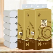 京喜app:玉棉（yumian）金装原木卷纸 14卷