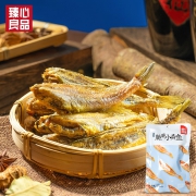 臻良心品心仙渔 原味脆脆小黄鱼酥即食海鲜特产特色小鱼干休闲办公零食68g/袋