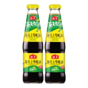 京东超市海天 上等蚝油 0脂肪凉拌炒菜火锅烧烤调料 520g*2瓶