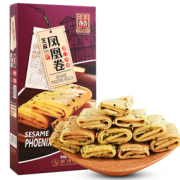 清香酥脆！金尊 芝麻凤凰卷 72g