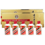MOUTAI 茅台 金色条盒装 53度 50ml*5瓶*2条 酱香型白酒