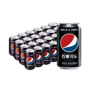 88VIP：pepsi 百事可乐 无糖碳酸汽水 330mL*24罐