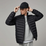 21年冬季新款！网易严选 90%白鸭绒男式轻薄羽绒服 4006226 多色
