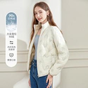 秋水伊人女士轻薄短款羽绒服621409M153958012