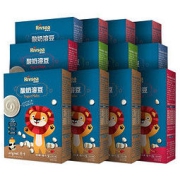 禾泱泱 宝宝零食益生菌溶豆婴幼儿高钙与锌酸入口易化奶溶豆豆 溶豆12盒原味3 草莓3 蓝莓2 猕猴桃2 苹果2