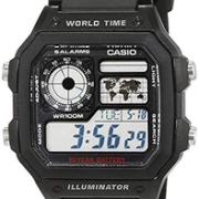 CASIO卡西欧 Collection AE-1200WH 黑色男士手表 到手约￥176.1