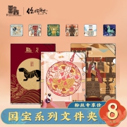 国家宝藏x你好历史旗舰店博物馆文创文具周边礼品单开挡角文件夹