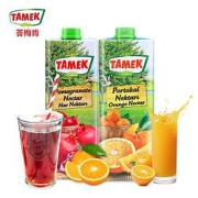 玖田屋TAMEK荅梅肯果汁饮料橙汁1000ml+石榴汁1000ml