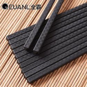 路小雅合金筷子5双装24cm