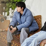 SELECTED思莱德秋冬立领短款羽绒服外套男421412011