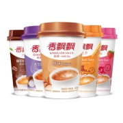香飘飘 经典椰果奶茶草莓味80g*3杯