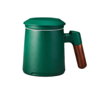 唐宗茶道 陶制茶水分离马克杯 (401-500mL)