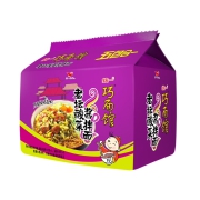 聚划算百亿补贴：Uni-President 统一 巧面馆 老坛酸菜 酱拌面 112g*5包