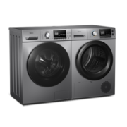 Midea 美的 快净系列 MG100A5-Y46B+MH100VH05WY 热泵式洗烘套装