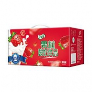 舒化伊利优酸乳果粒酸奶饮品营养早餐牛奶245g*12盒草莓味芒果味随机发货