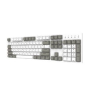 DURGOD 杜伽 TAURUS K310 104键 有线机械键盘 天然白 Cherry银轴 无光