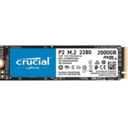某东¥1399！Crucial 英睿达 P2 2TB 3D NAND NVMe PCIe M.2 固态硬盘 到手￥964.82