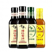 京东极速版:千禾 酱油醋料酒  特级酱油500ml*2+糯米香醋500ml+葱姜料酒500ml    组合装