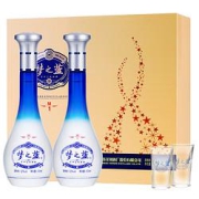 YANGHE洋河蓝色经典梦之蓝52度M1礼盒装500ml*2瓶